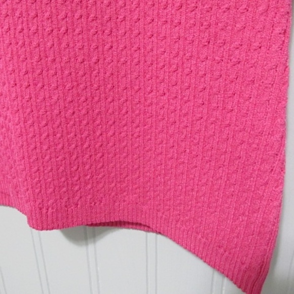 NWT Nordstrom Hot Pink Knit Stretch Top, Size M - Picture 4 of 8